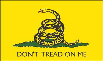3'x5' DON'T TREAD ON ME Flag [Yellow]